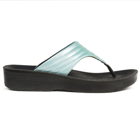 Mairin blue color arch supportive sandal