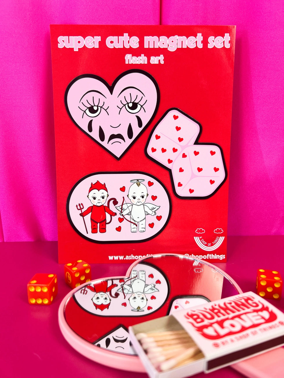 Flash Art Magnet Set