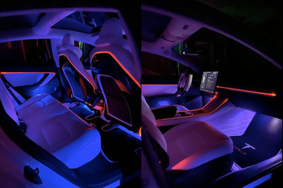 tesla model x ambient lighting