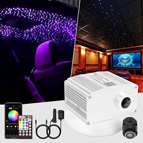 SANLI LED 10W Twinkle RGBW LED Fiber Optic Light Car Kit