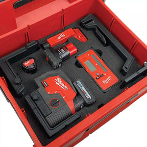 FOAM INSERT to store M12 Laser 3622-20 in a Milwaukee Packout 2 Drawer Tool Box - Tools/Case NOT Included - dryforge