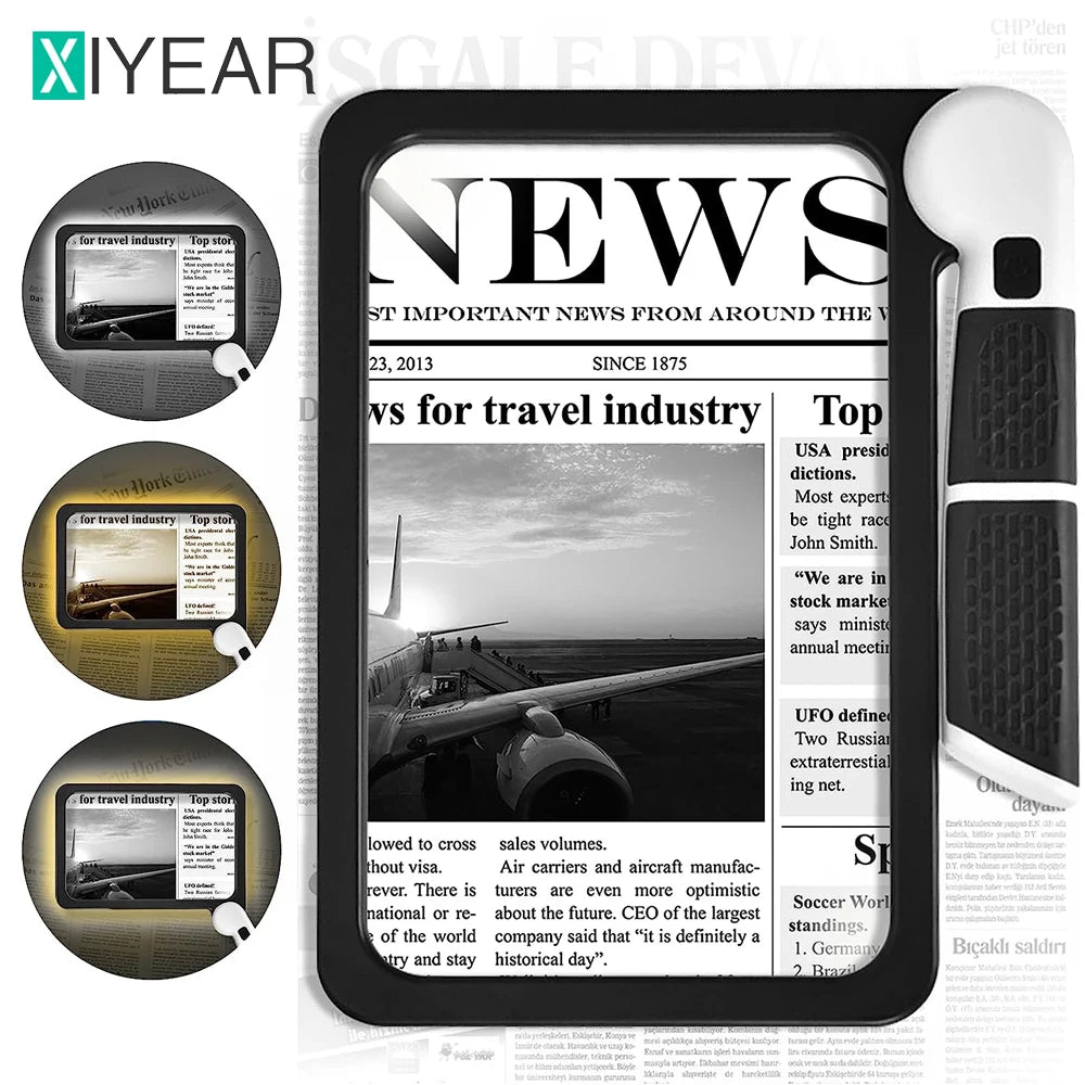 Loupe éclairante 5X avec 48 LED