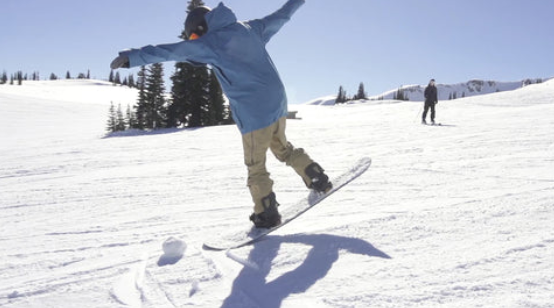 nollie snowboarding