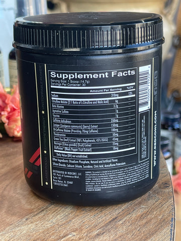 total war pre workout ingredients