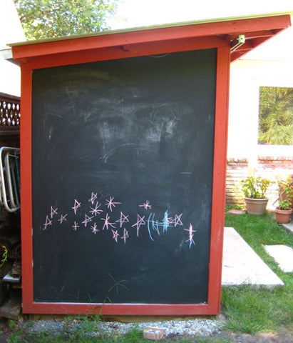A Chalkboard shed