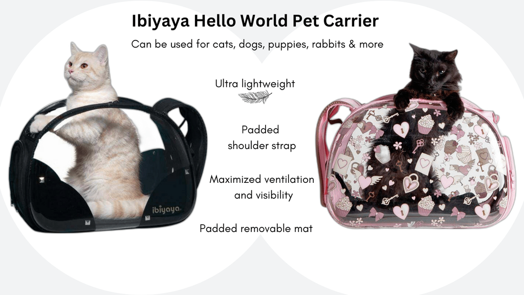 Ibiyaya Hello World Pet Carrier