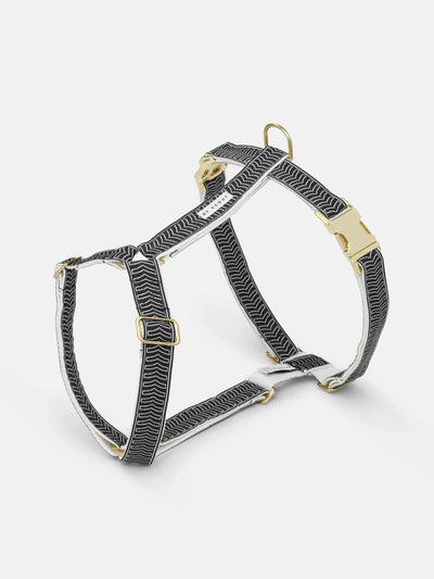 By Scout Hemp Fibre Dog Harness Chef L'Bark Dog Harness By Scout Silver Circle Pets 