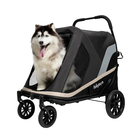 ibiyaya grand cruiser large 4 wheel dog stroller