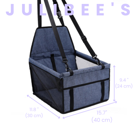 julibee's dog car booster seat size guide
