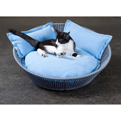 Pet Interiors Unique Cat Basket SIRO Twist Cat Bed Pet Interiors Silver Circle Pets 