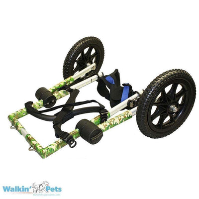 Walkin Wheels® MEDIUM/LARGE Rear Dog Wheelchair Dog Wheel Chair Walkin Wheels Silver Circle Pets 