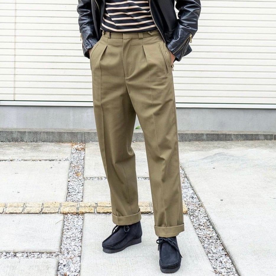 TANGENT French Army Adjuster Trousers ワークパンツ | tspasia.org