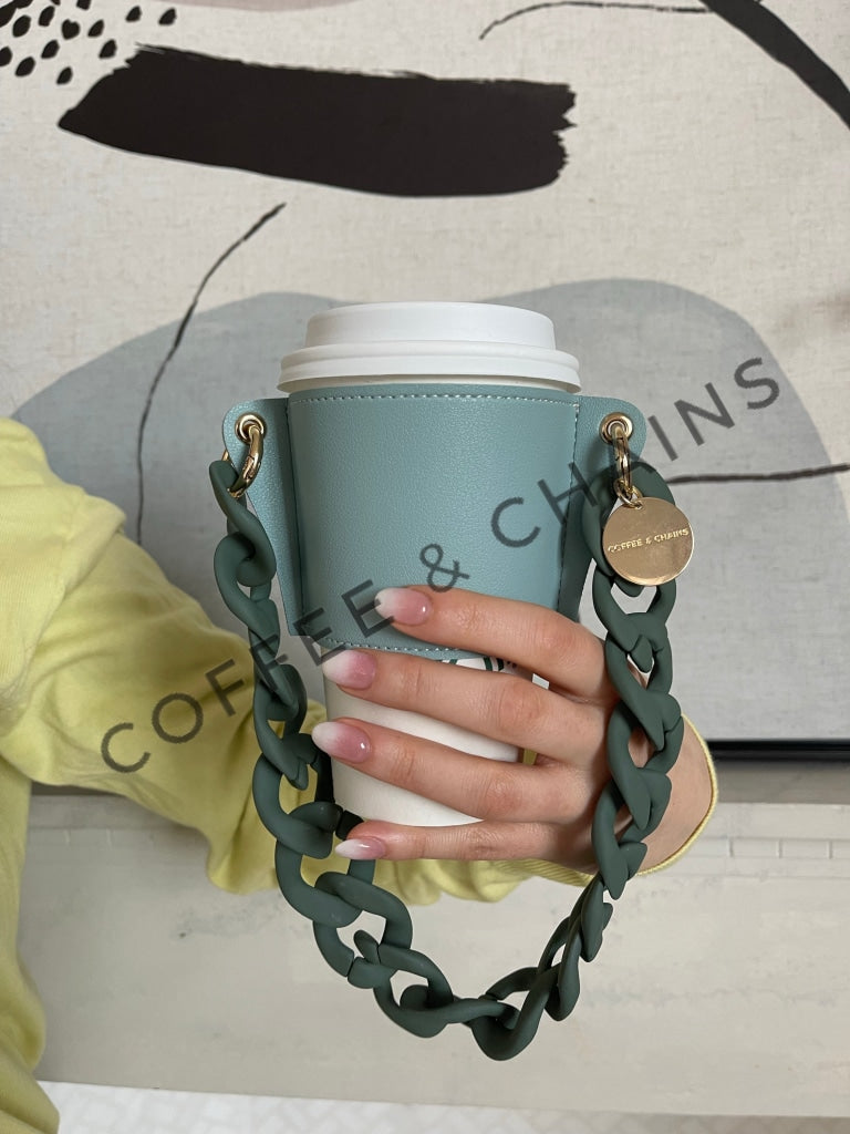 Rose Petal Coffee Holder, Stylish Hands-Free Coffee Accessory