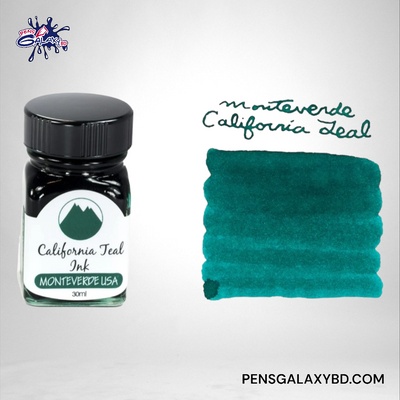 Monteverde USA California Teal - 30ml Bottled Ink