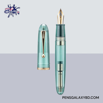 Jinhao 9019 Dadao Fountain Pen - Transparent Blue