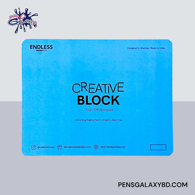 Endless Creative Block Tear-Off Notepad