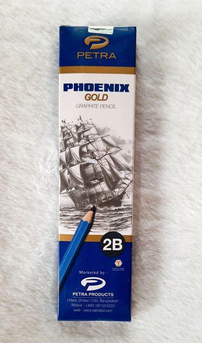 PETRA Phoenix Graphite Pencil - 2B (Box of 12)