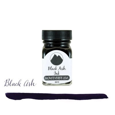 Monteverde USA Black Ash - 30ml Bottled Ink