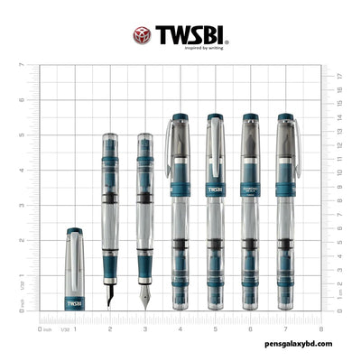 TWSBI Diamond 580ALR Fountain Pen Prussian Blue