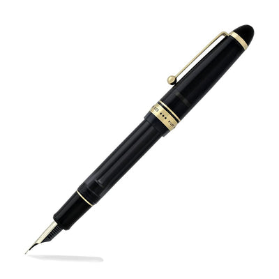 Pilot Custom 823 Fountain Pen in Smoke with Gold Trim - 14K Gold