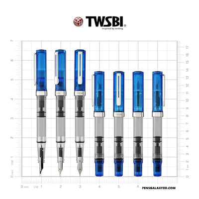 TWSBI ECO Fountain Pen Transparent Blue