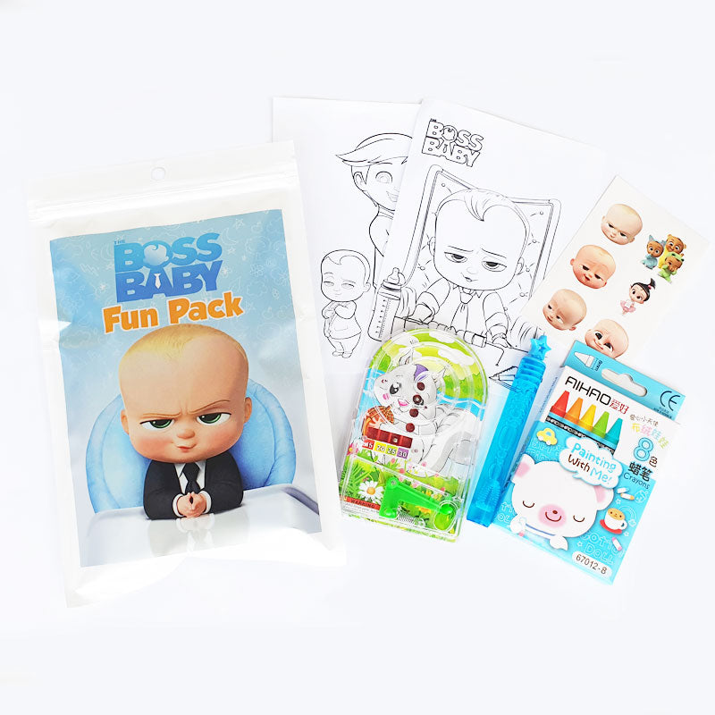 Boss Baby Goodie Bags with Candy - The Brat Shack Party Store