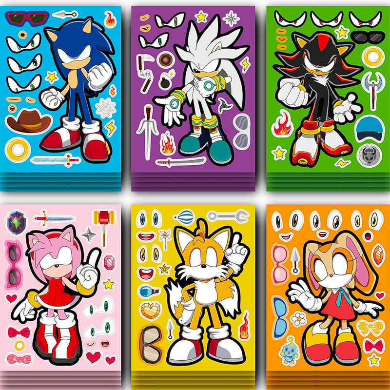 Sonic paper plates 20cm, 8 pcs.  Decorations \ Table decorations