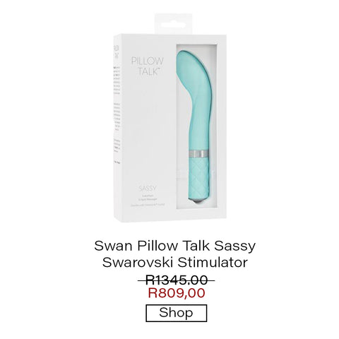 swan vibrator in the color blue