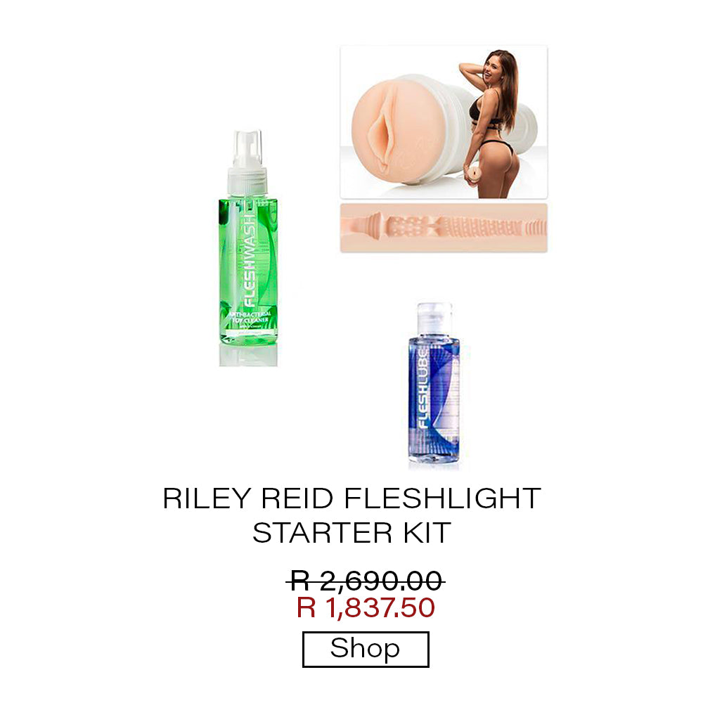 riley reid utopia fleshlight kit with fleshlight lube and wash