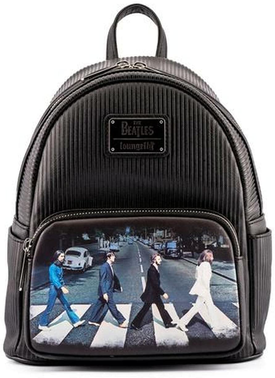 Loungefly The Beatles Abbey Road Womens Double Strap Shoulder Bag Purse