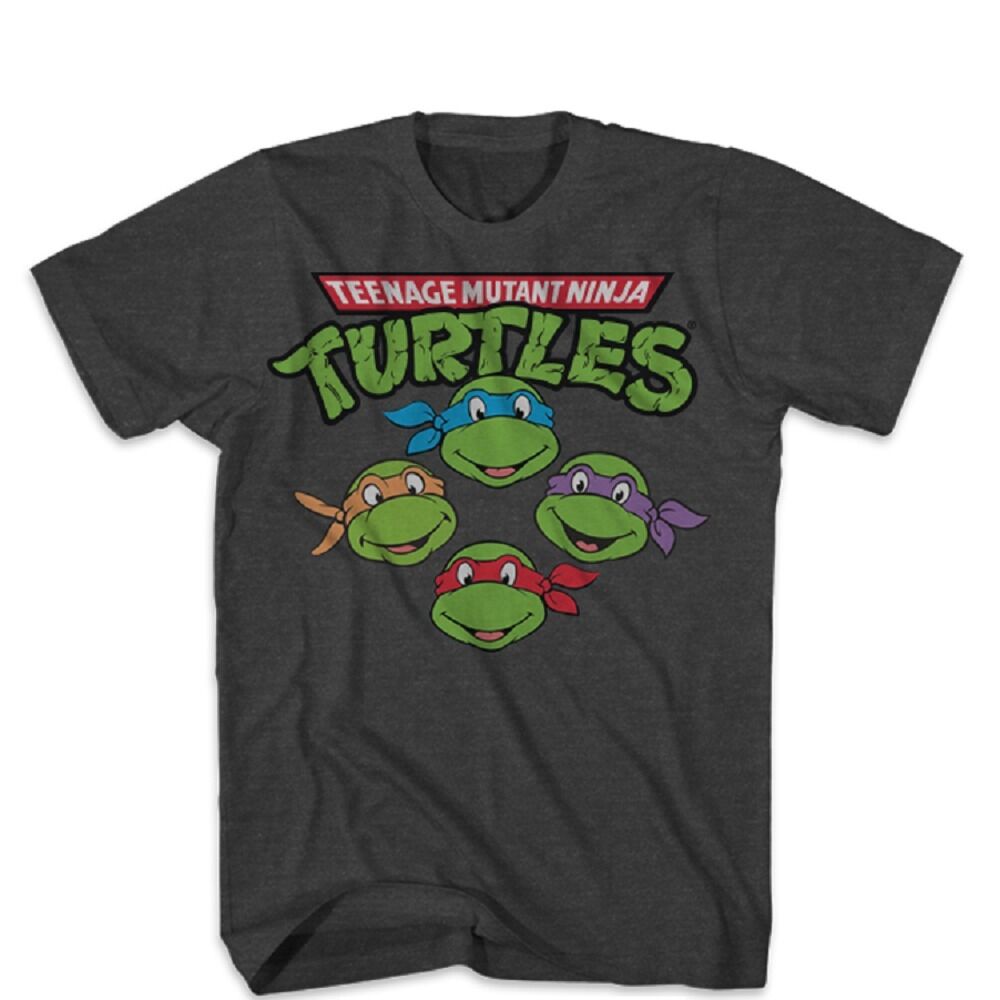 Teenage Mutant Ninja Turtles TMNT Black Short Sleeve T-Shirt Adult