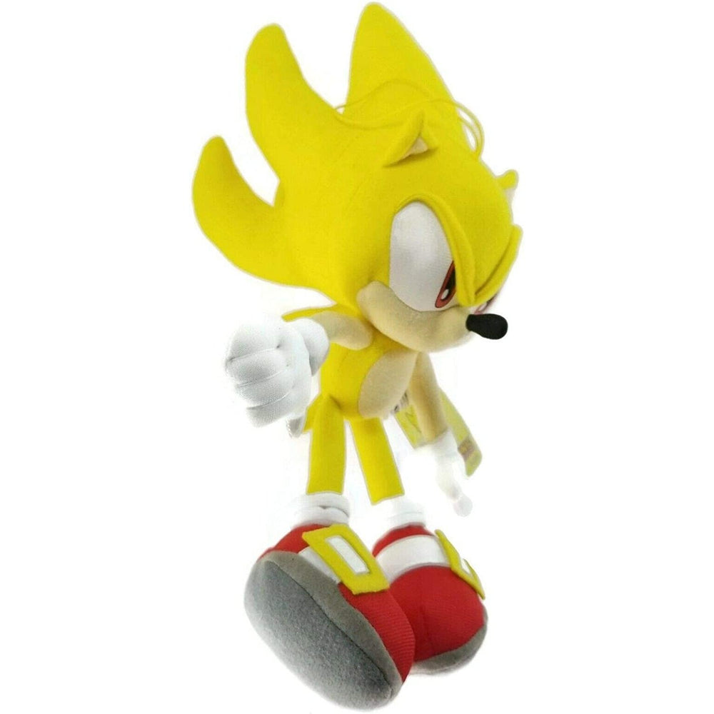 Great Eastern Entertainment Sonic The Hedgehog- SD Super Sonic - Peluche  sentado de 7 pulgadas de alto