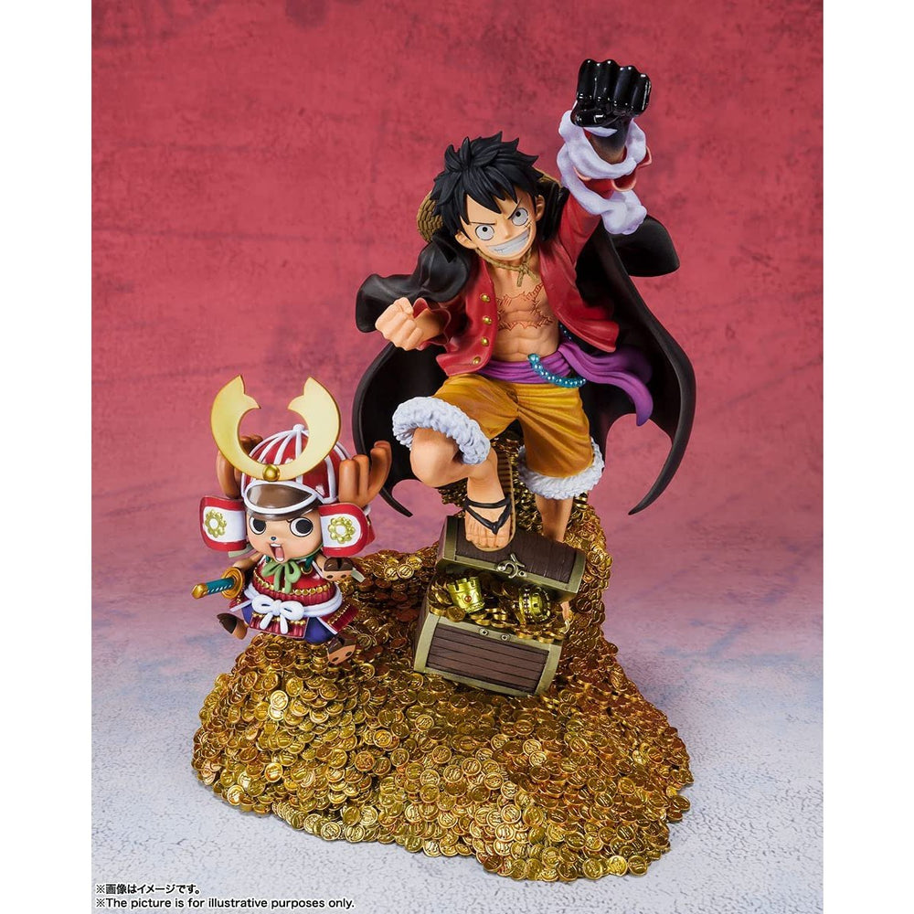 Bandai Ichibansho One Piece Dynamism Of Ha Monkey D. Luffy Action Figure Red