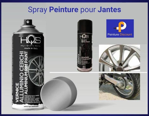 Sprays de peinture pour jantes HQS Peinture Discount