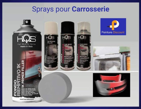 Sprays pour carrosserie HQS Peinture Discount