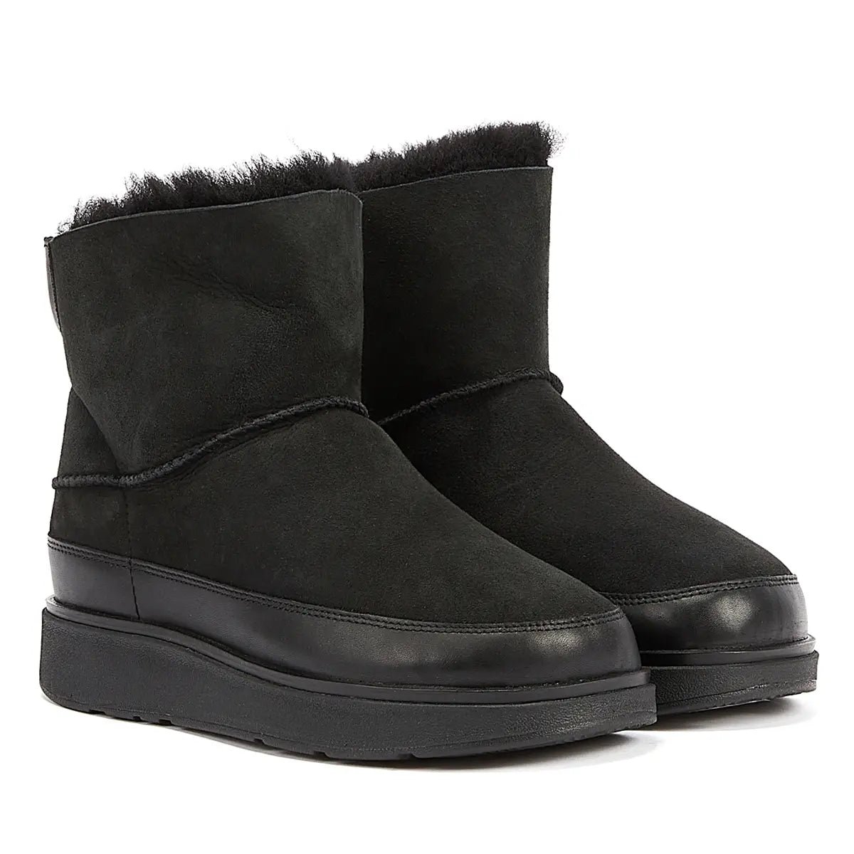 Fitflop Shearling Women’s Black Boots