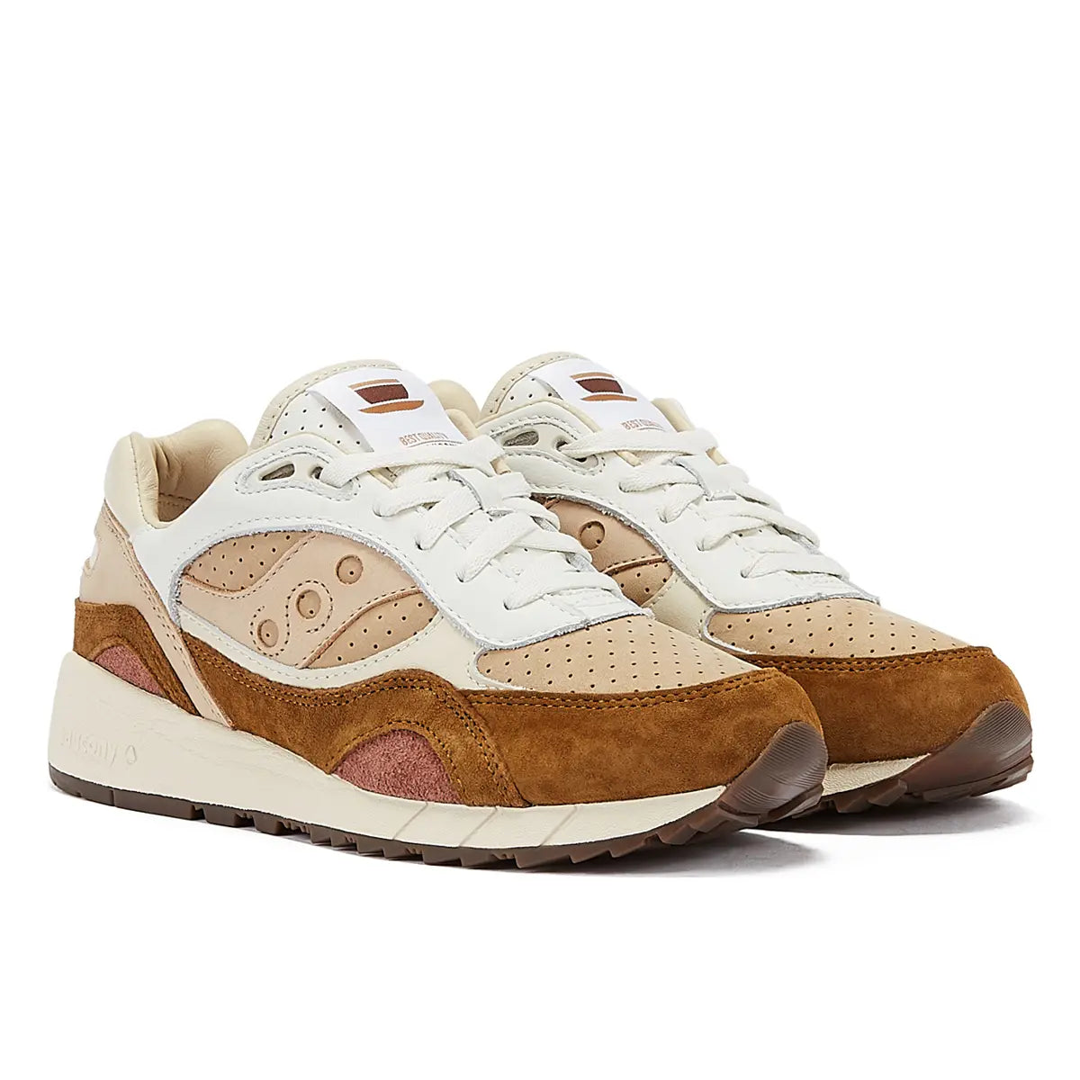 Saucony Shadow 6000 White Trainers