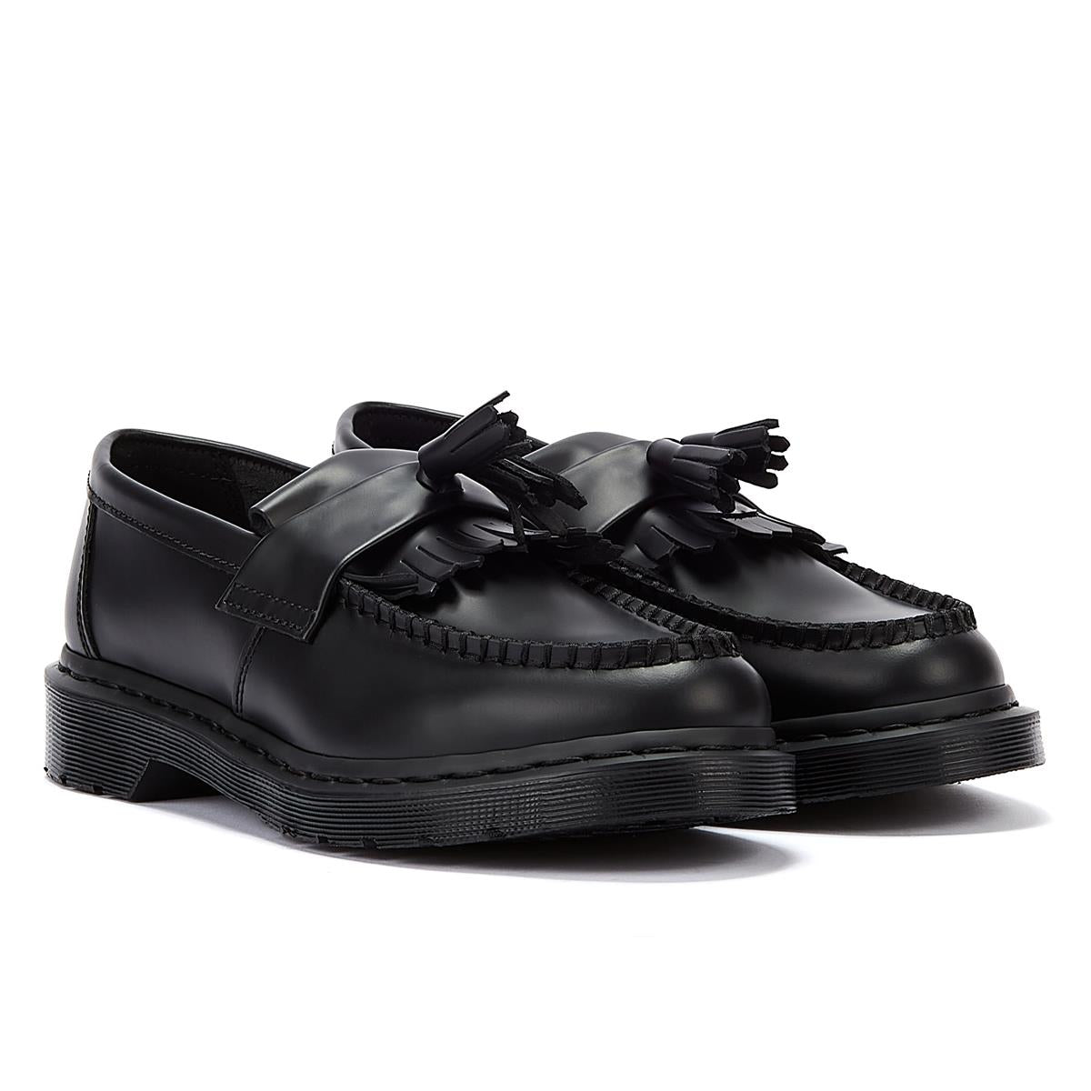 Dr. Martens Adrian Mono Smooth Black Loafers