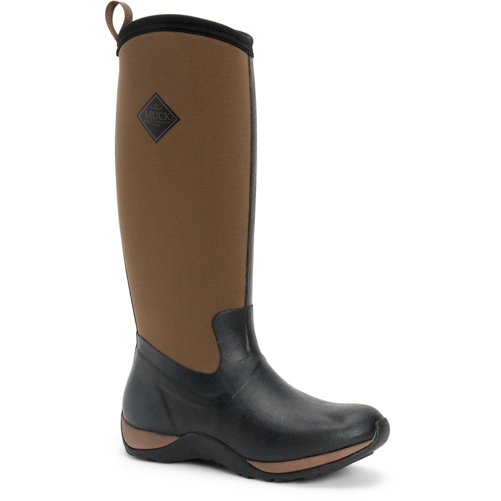 Product Image for Muck Boots Arctic Adventure Neoprene Black/Tan Wellington Boots