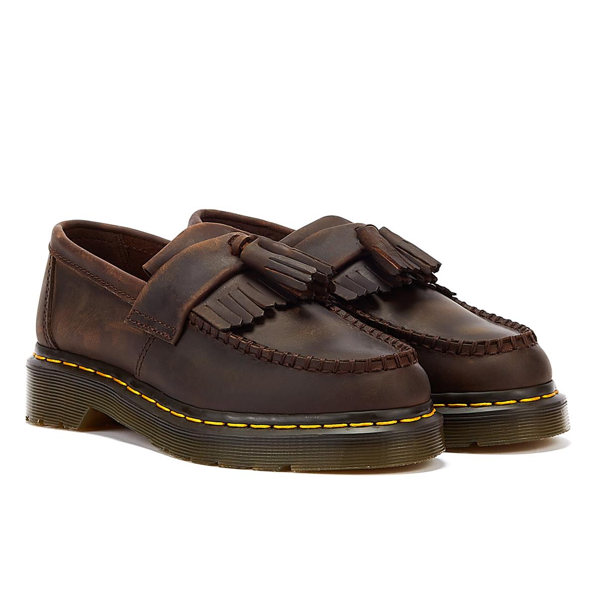 Dr. Martens Adrian Crazy Horse Brown Loafers – Tower-London.com