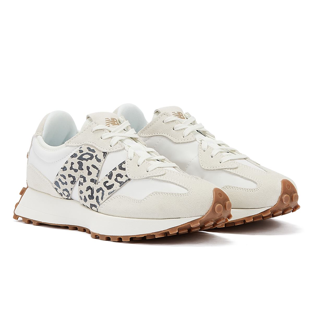 New Balance 327 Animal Print Sea Salt Women’s White Trainer