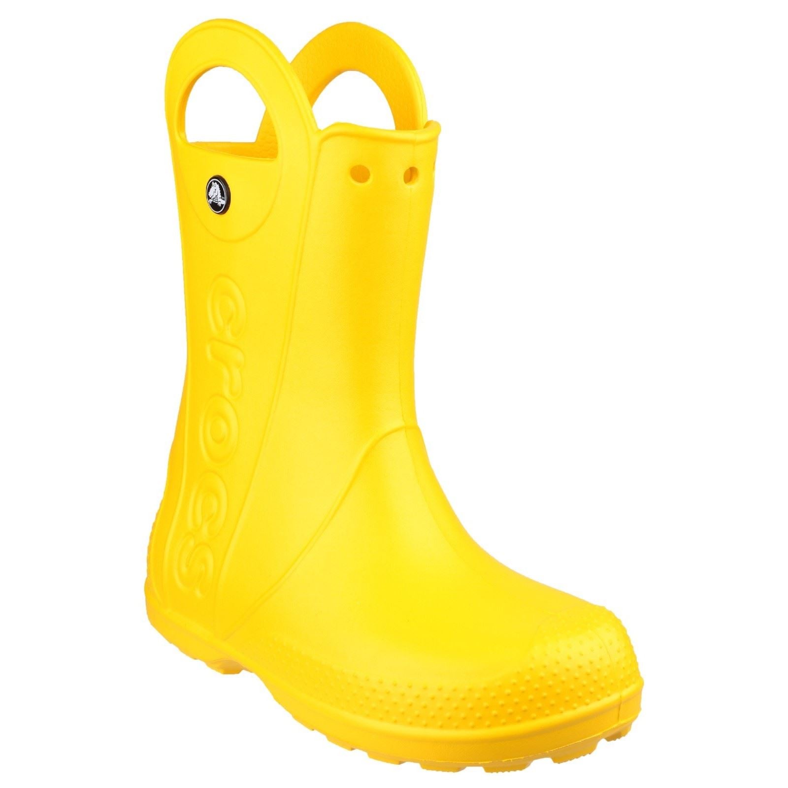 Product Image for Crocs Handle It Rain Thermoplastic Yellow Wellington Boots