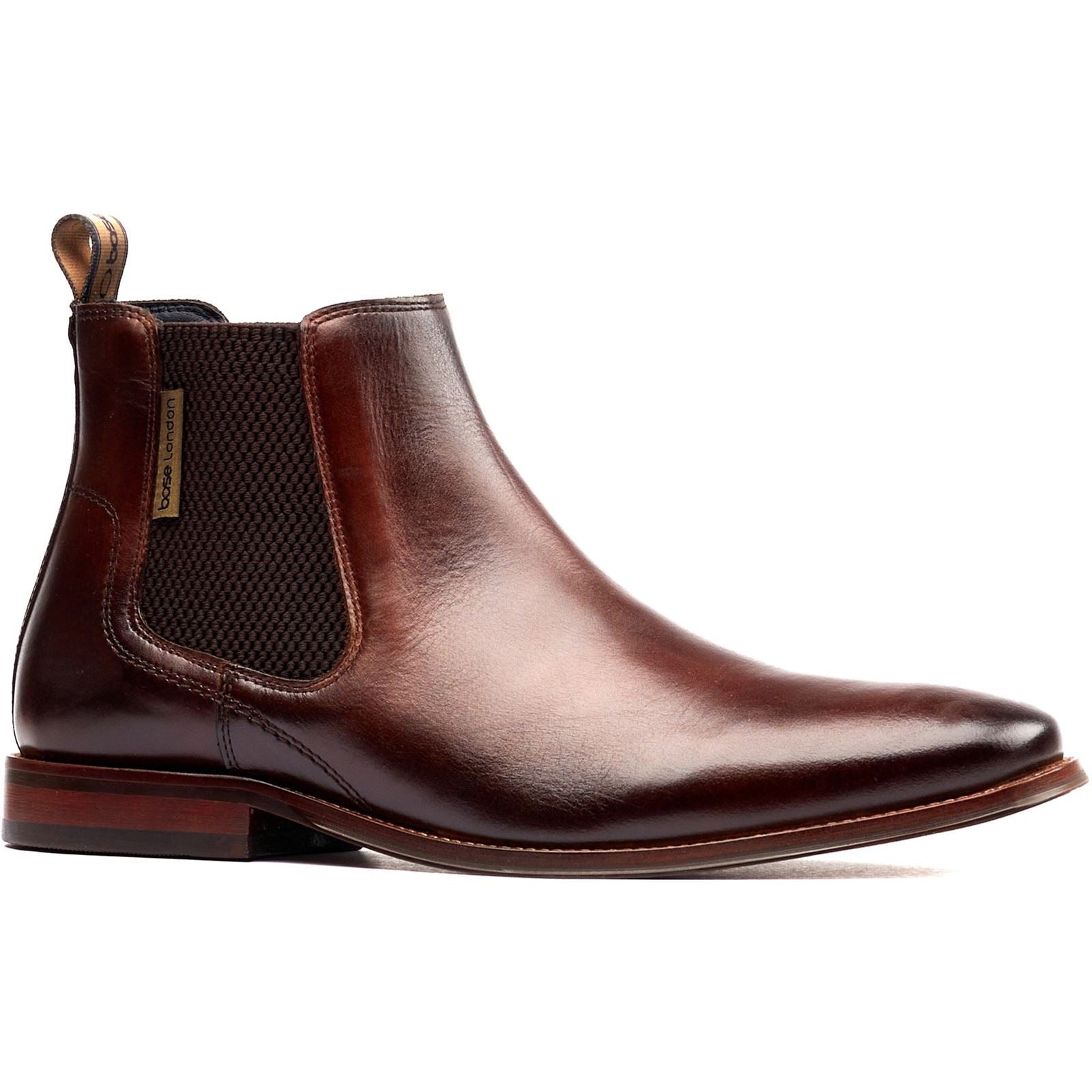 Product Image for Base London Sikes Leather Men's Brown Boots