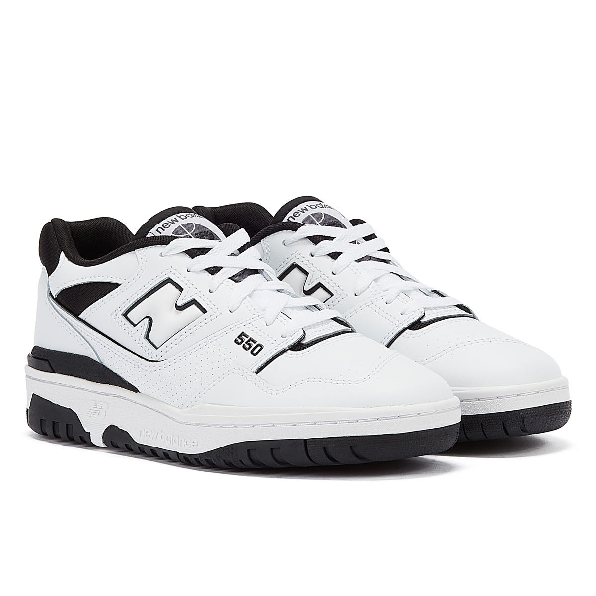 New Balance 550  White/Black Trainers