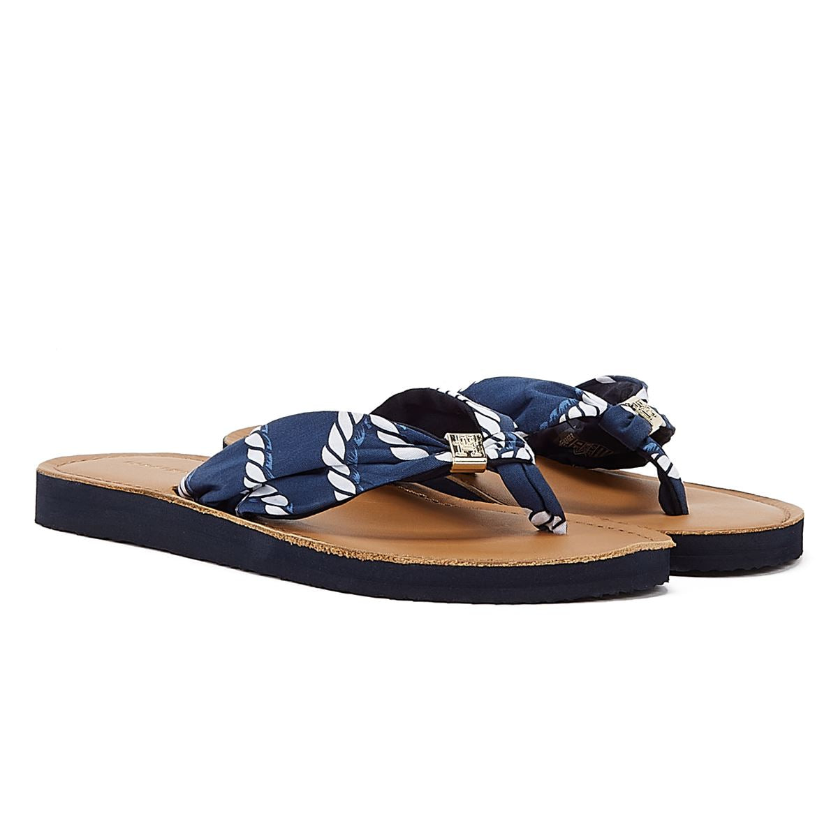 Tommy Hilfiger Elevated Beach Sandal Print Navy Women’s Blue Sandal