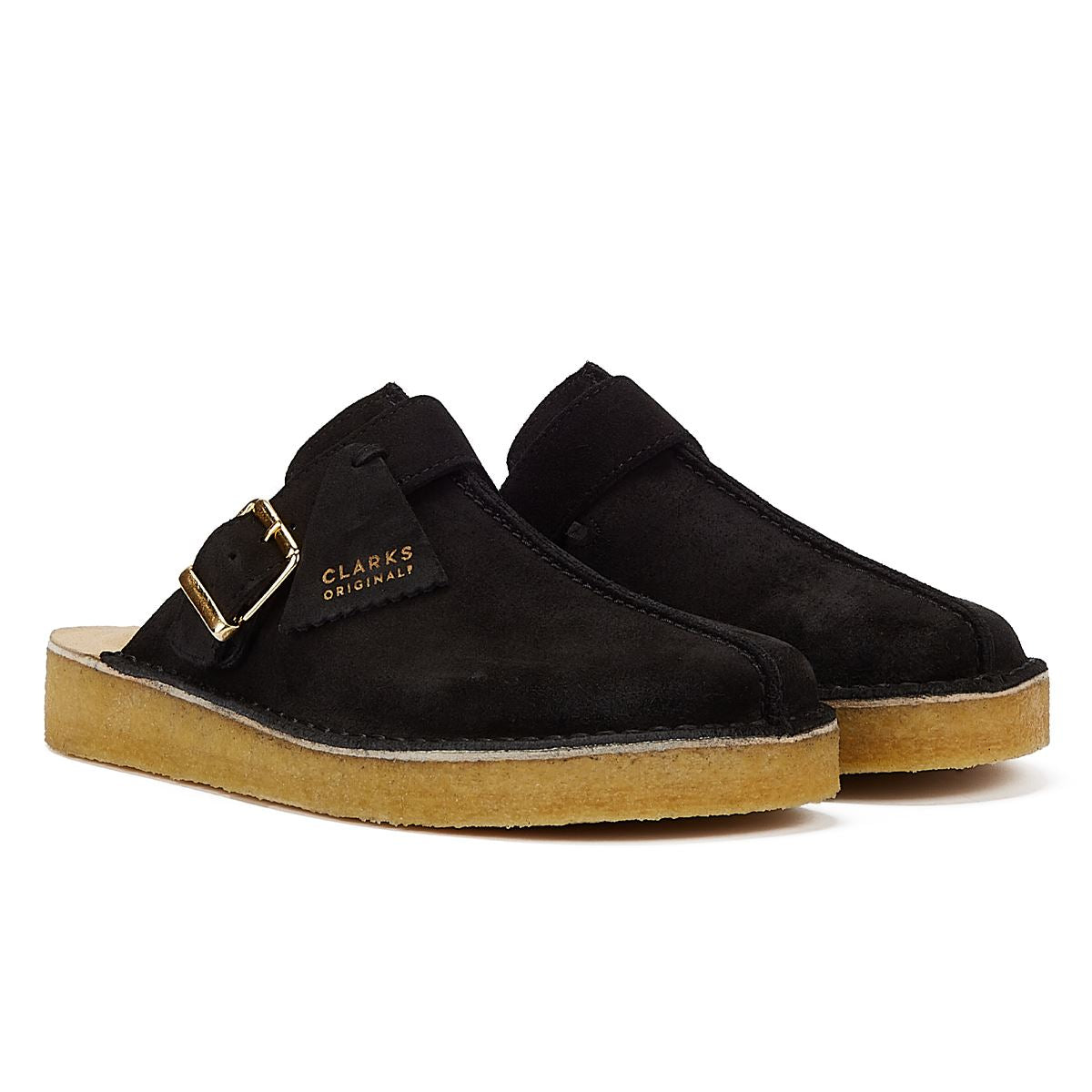 Clarks Trek Mule Suede Men’s Black Mules