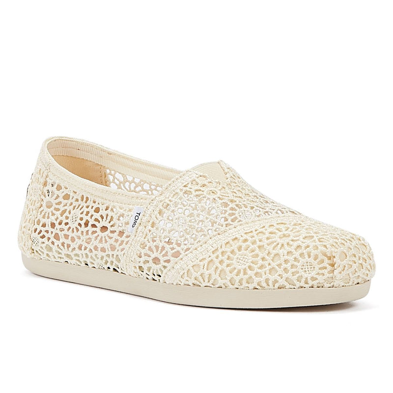 Toms Crochet Natural Alpargatas Mujer Beige – TOWER London