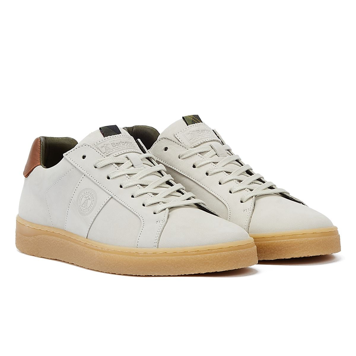 Barbour Reflect Men’s White Trainers
