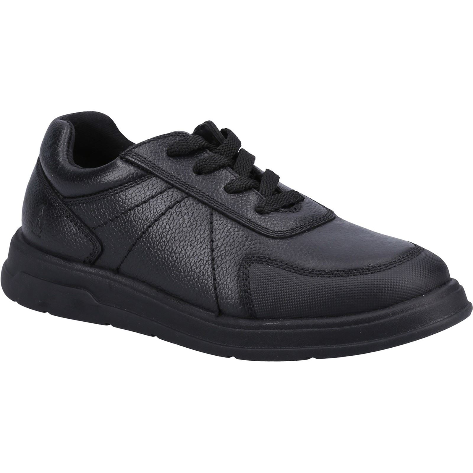 Product Image for Hush Puppies Robert Jnr Leather Boys's Black Lace-Up Shoes