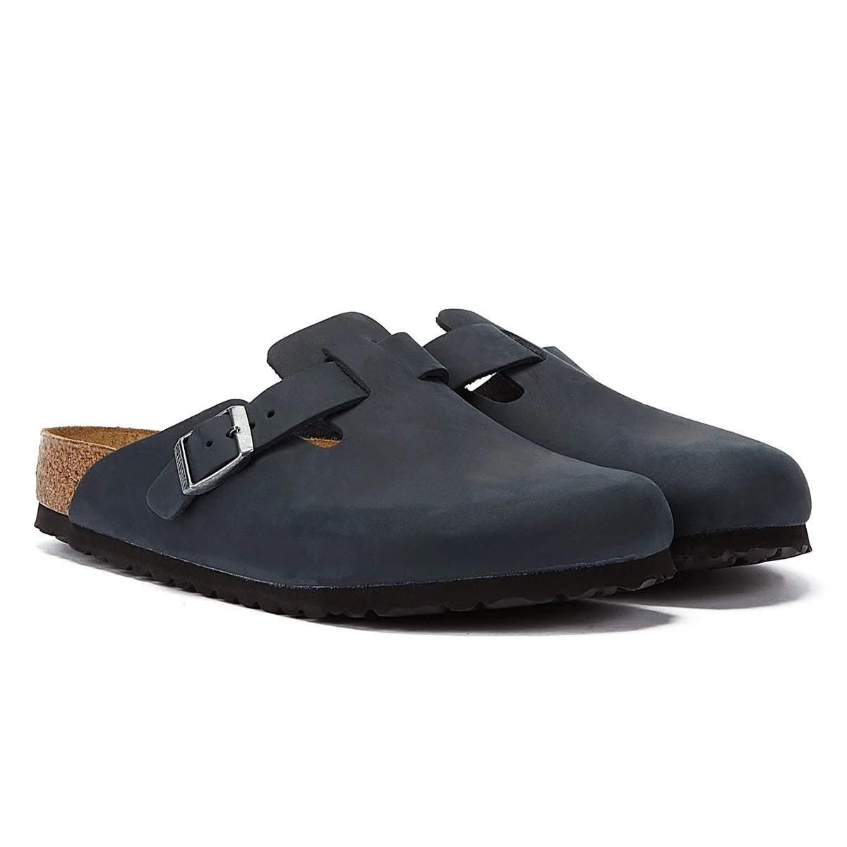 Birkenstock Boston Black Oiled Nubuck Clogs – Tower-London.com